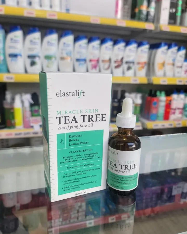 Aceite facial clarificante de árbol del té