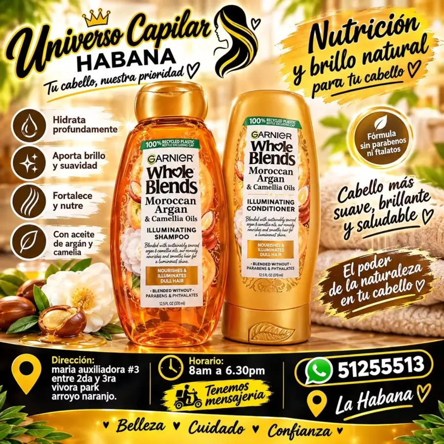Garnier Champú y acondicionador Whole Blends